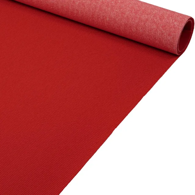 ANRO Eventtapijt Rood 450x133cm – Beurstapijt Loper Messeloper Bruiloftsloper Antislip Weerbestendig