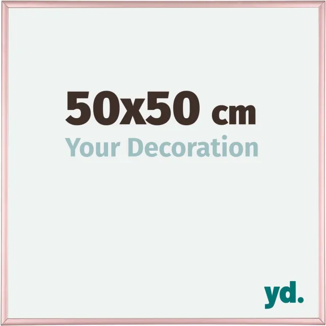 yd. Your Decoration - Fotolijst 50x50 cm - Aluminium - Koper - Kent