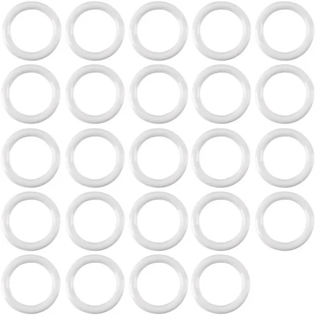 Intensions gordijnringen - ø 12,7 mm - wit - 24 stuks