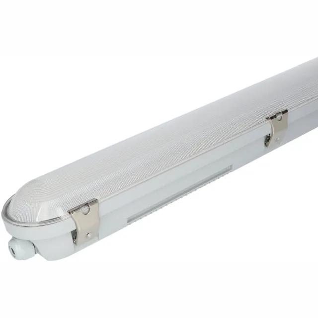 HOFTRONIC F03 - LED armatuur - 150 cm - Instelbaar vermogen (35,40,50 en 60 Watt) - IP66 - 7800 lumen - Kleur instelbaar (3000K, 4000K & 5000K) - Koppelbaar - Instelbaar vermogen - Osram transformator - Armatuur voor werkplaatsen, garages etc. Wit