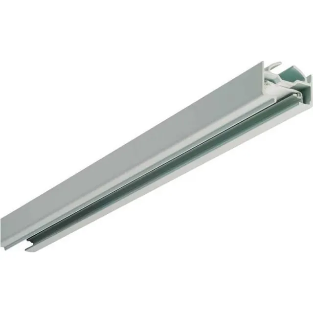 Fantasia Track 3 spanningsrail van aluminium, wit, driefasig uitgevoerd, 2 meter lang, 220V, dimbaar, voor railspots