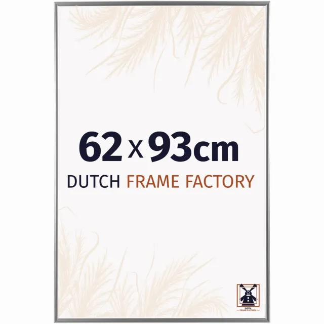 Dutch Frame Factory Fotolijst 62x93 cm - Kunststof - Zilver Hoogglans - Easy