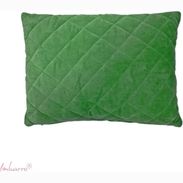 Imbarro Kussen - Sierkussen - Zaya - Green - Groen - 100 % katoen velvet - 35x50cm