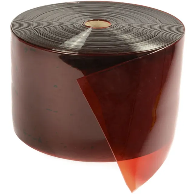 Rubbermagazijn PVC Strokengordijn - rood 300x3mm - Lengte 5 meter - Kunststof Lamellengordijn
