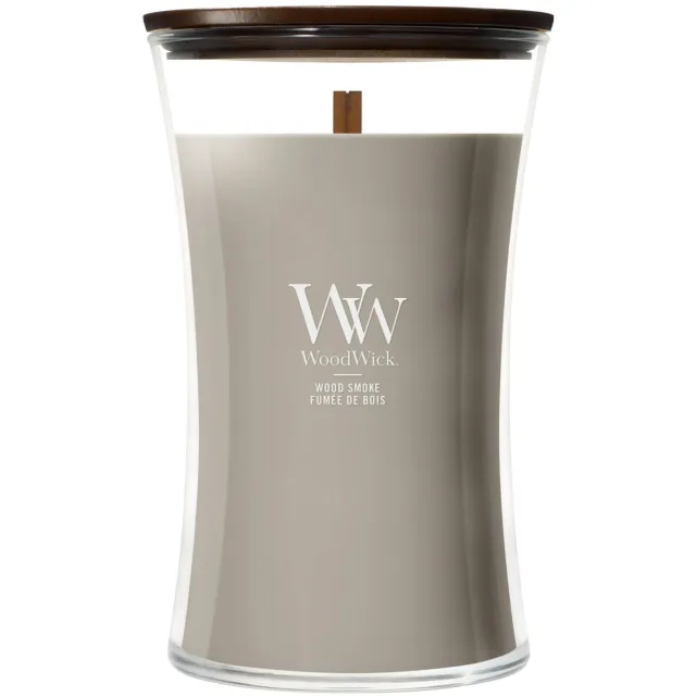 WoodWick geurkaars Wood Smoke - Large