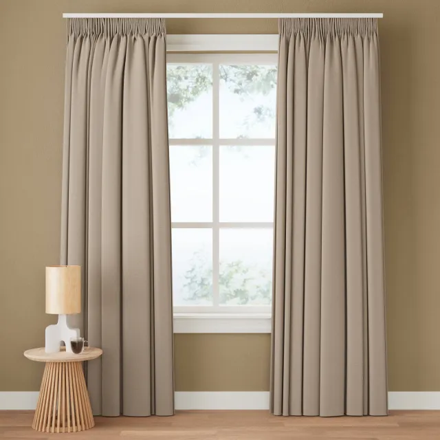 NOUS Living Verduisterend gordijn kant en klaar (280 x 270 cm)* beige