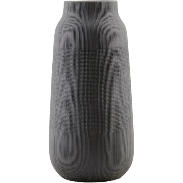 House Doctor Vaas Groove zwart 35cm