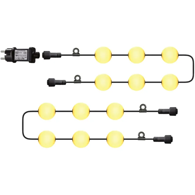 Lumisky Lichtslinger met 12 bollen 11M BOLLY