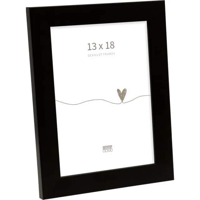Deknudt Frames fotolijst S47BK2 - zwart - voor foto 13x18 cm