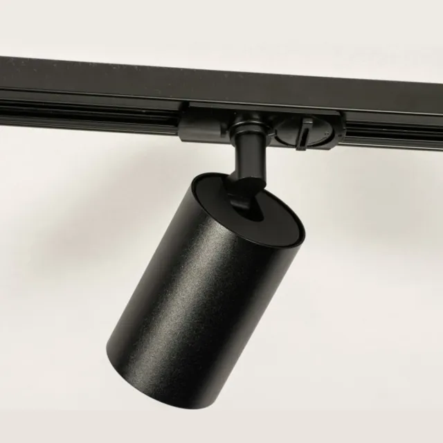 Lumidora Railspot 74941 - AREZZA - 3 Lichts - GU10 - Zwart - Metaal