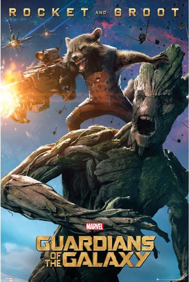 Posterpoint Rocket and Groot poster - Guardians of The Galaxy - Marvel - The Avengers - 61 x 91.5 cm multicolor