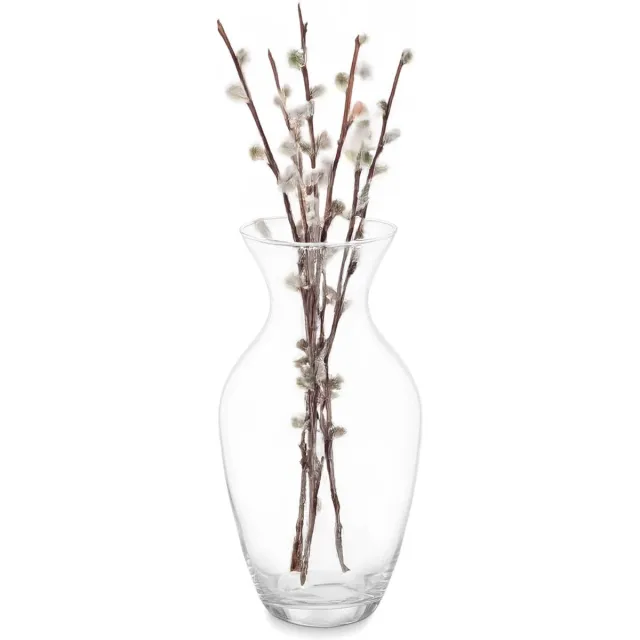 Giftdecor Bloemenvaas klassiek - transparant glas - D13 x H26 cm - boeketvaas - 5 liter