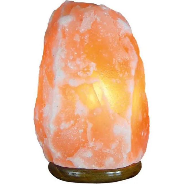 Naturaplaza Himalaya zoutlamp tafellamp Grof 2.5-3.0 kg - Incl. Snoer met schakelaar & Gloeilampje Roze