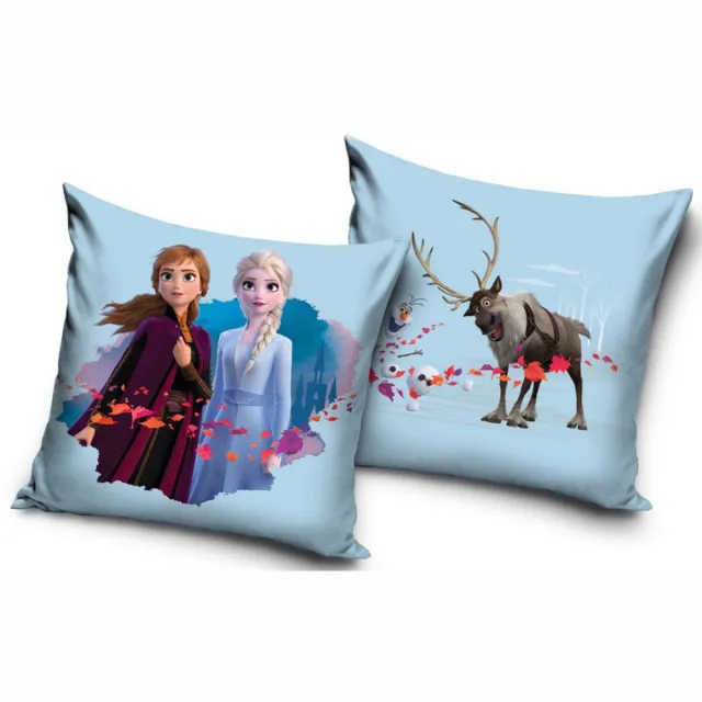 Disney Frozen fluwelen kussenhoes 40x40 cm Blauw