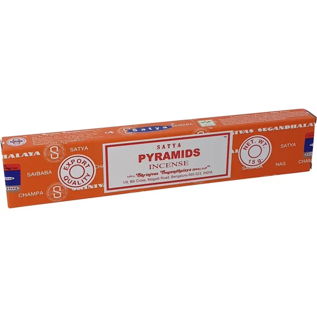 Satya Wierookstokjes Satya Pyramids (los pakje van 15 Gram) Oranje