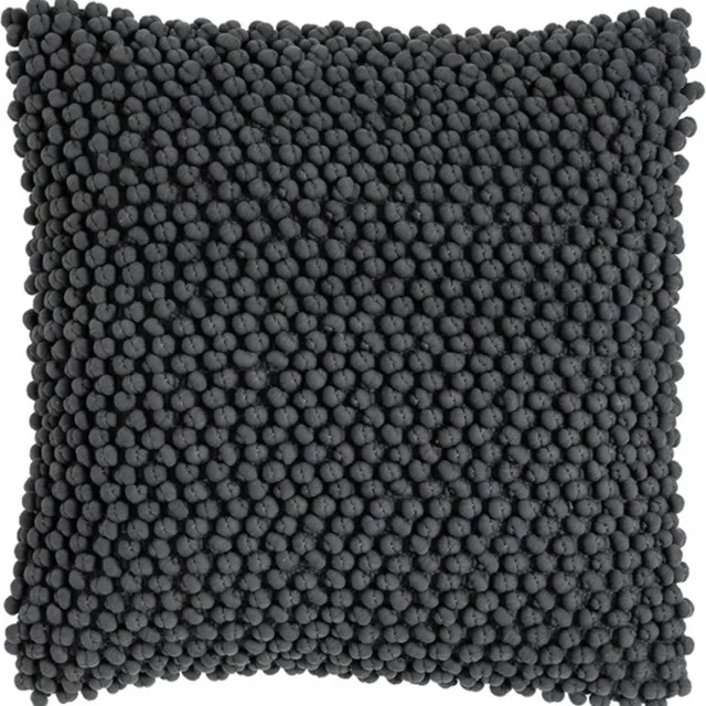 Linen & More Mini Bergen Kussen Grijs | 45 X 45 | Sierkussen Voor Woonkamer Of Slaapkamer