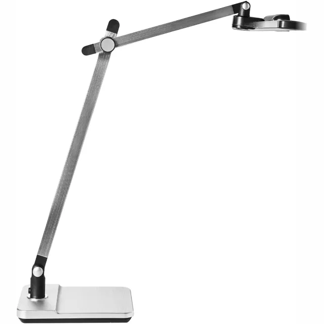 Beliani SERPENS - Bureaulamp LED - Zilver - Synthetisch materiaal