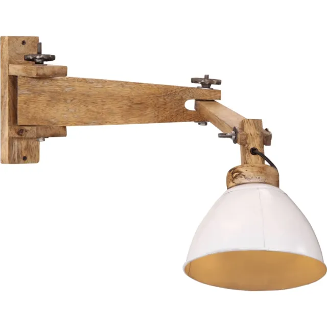 vidaXL Wandlamp 25 W E27 wit