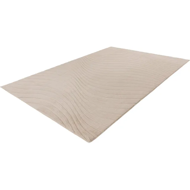 Lalee Comfort - Japandi Vloerkleed - Superzacht - Karpet - Tapijt hoog laag polig effen Fluffy 200x290 cm beige