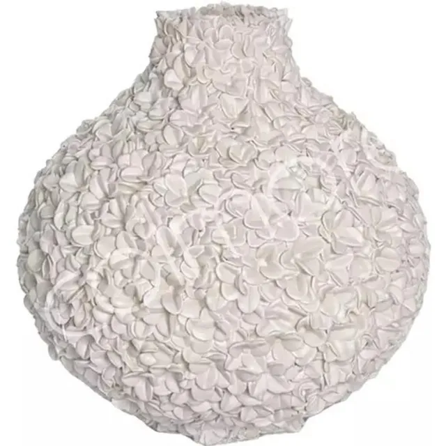 Colmore by Diga Cataleya Flowers Vaas Ø38 cm - Beige/Zand Design Vaas - Luxe Polyresin Woondecoratie