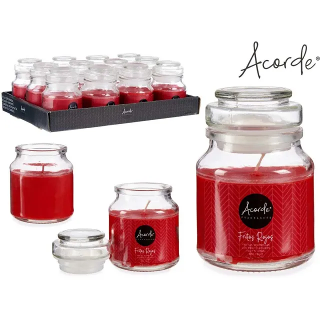 Acorde Geurkaars - Red Berries - rood