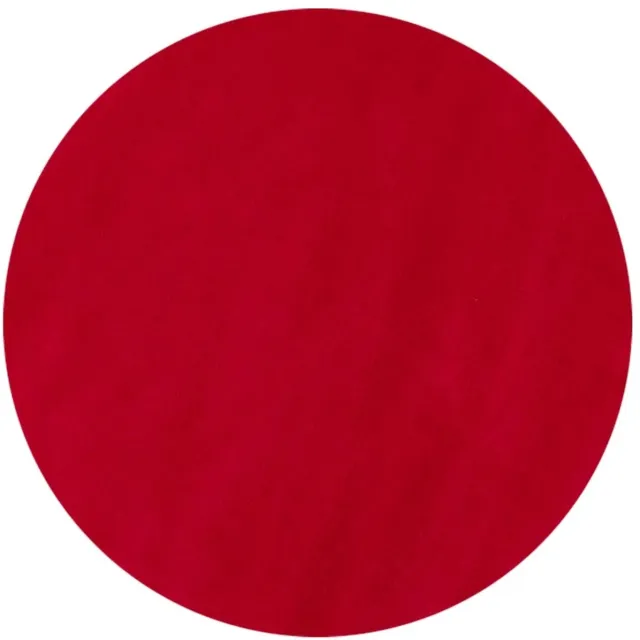 Dutch XXL Rond Wasbaar Vloerkleed | Tapijt | Sky | Uni | Rood | 120x120 cm