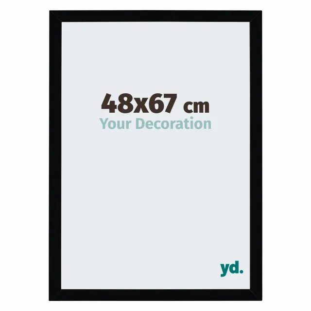 yd. Your Decoration - Fotolijst 48x67 cm - MDF - Zwart Hoogglans - Mura