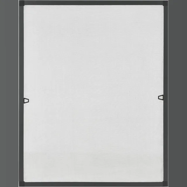 Juskys Vliegenhor / Raamhor / Hor - 130 x 150 cm - Zwart - Incl. Bevestigingsmateriaal