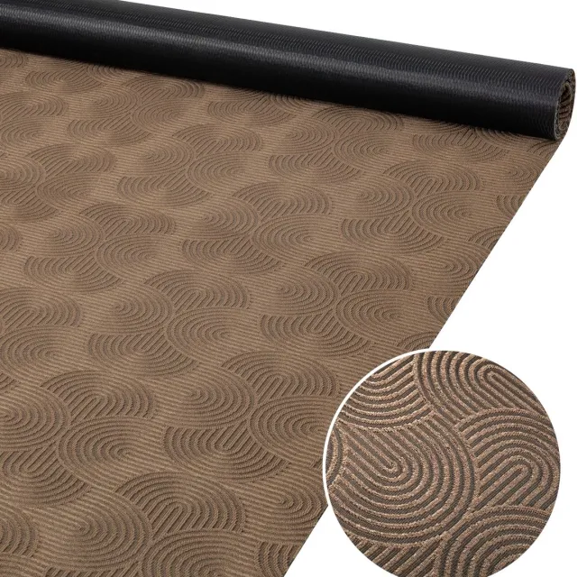 ANRO Tapijtloper Velora Bruin 240x100cm – Velours Gangloper Antislip Keukenloper Hal Op Maat
