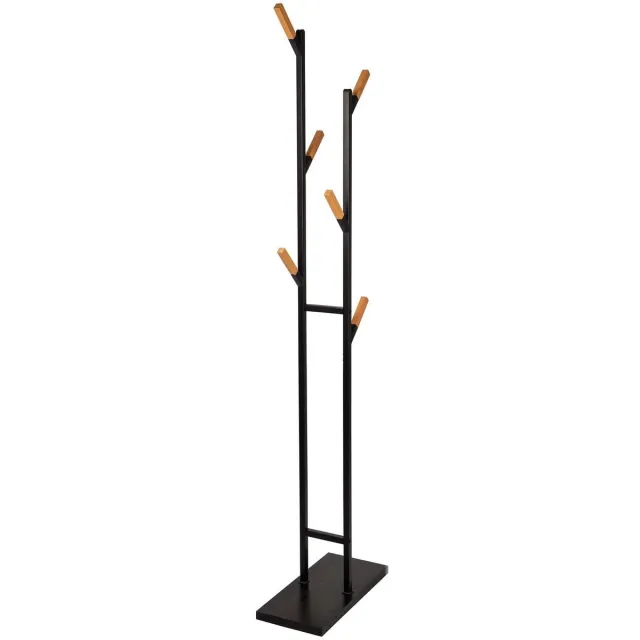 Maul Kapstok MAULrima 6 haak standvoet 183 cm zwart zwart|bruin