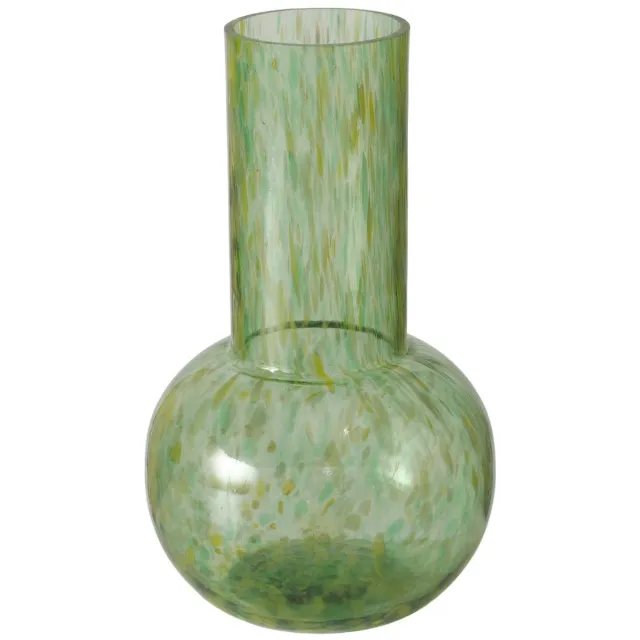 Boltze Home Vaas Gwen - Groen gemêleerd - Glas - 35 cm - Boltze