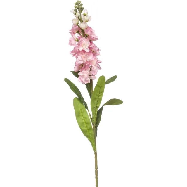 Emerald Kunstbloem Violier 80cm roze - Kunstplant voor binnen