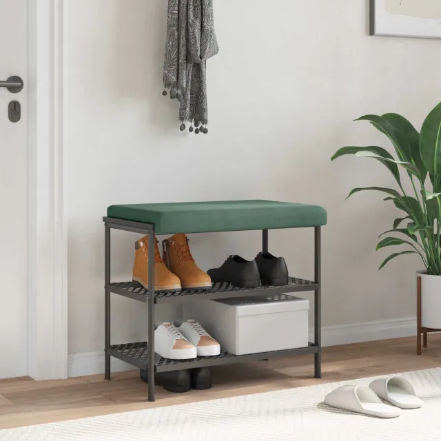 vidaXL Bankkussen fluweel Zeegroen Diepte 35 cm Sea foam