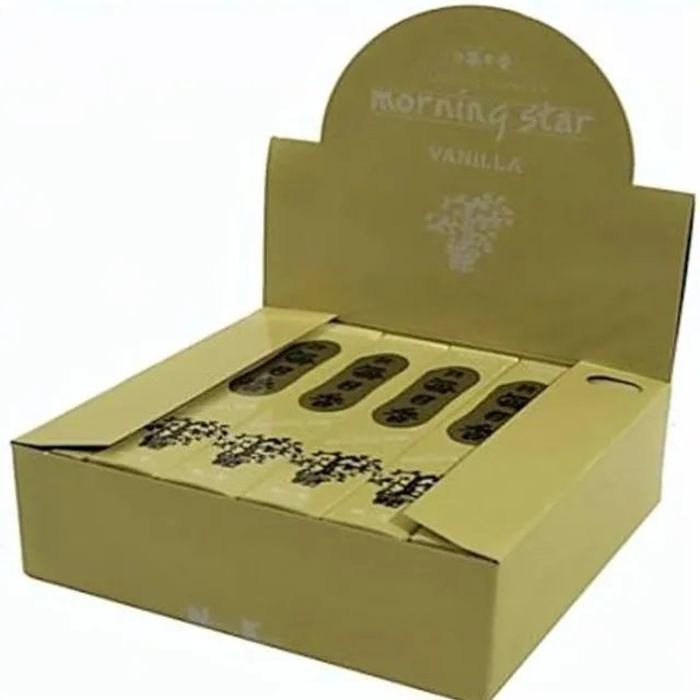 Nippon Kodo Morning Star - Vanilla - Vanille - Japanse wierook - 12-pack