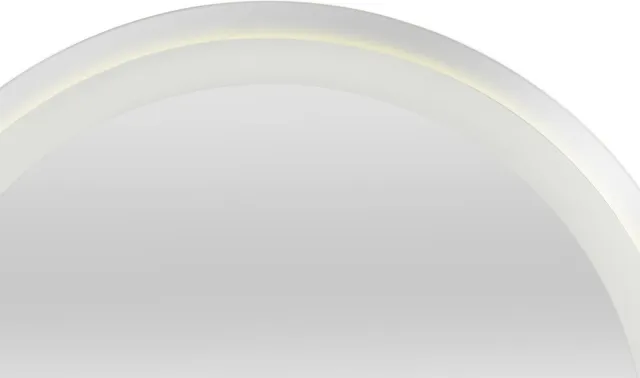 pro.tec LED spiegel rond Maratea Ø80x3 cm zilverkleurig