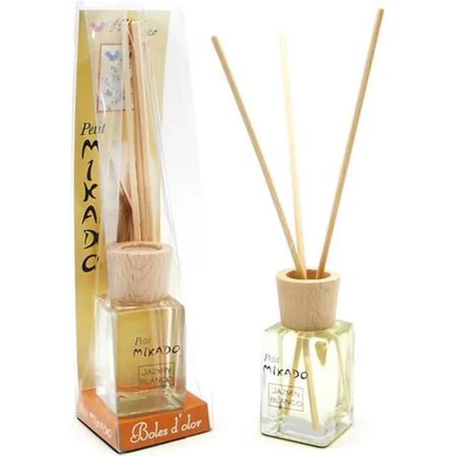 Boles D'olor mini-geurstokjes - Ambients Mikado petit- Jazmin blanco - witte jasmijn beige
