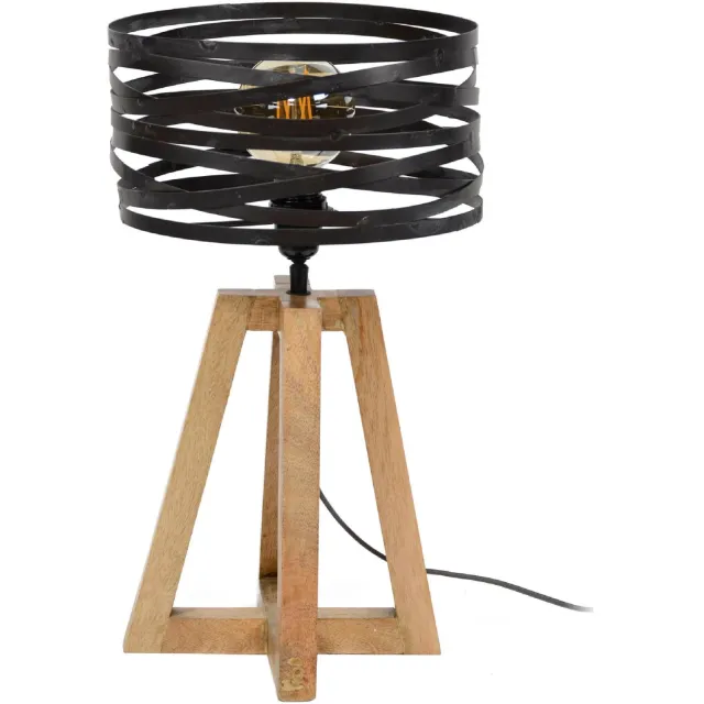 Nest of Nora Tafellamp Tio - Met kap Ø29 cm E27 fitting - Moderne verlichting - Slate grey Donkergrijs