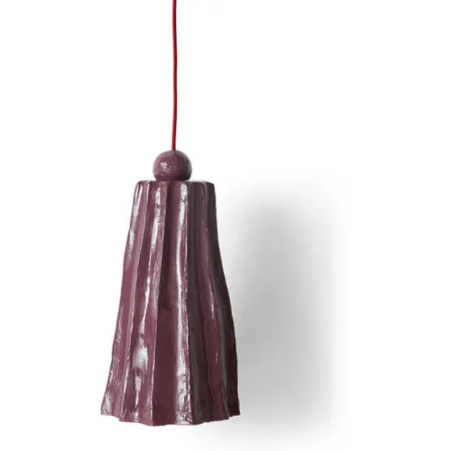 HKLIVING Flow hanglamp Burgundy