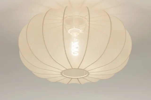 Lumidora Plafondlamp 74686 - Plafonniere - TACK - E27 - Beige - Creme - Zand - Textiel - ⌀ 50 cm