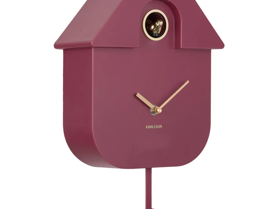 Karlsson Modern Cuckoo koekoeksklok paars, foto 2