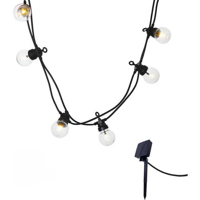 Lumisky Set van 2 solar lichtslingers 11.4M PARTY