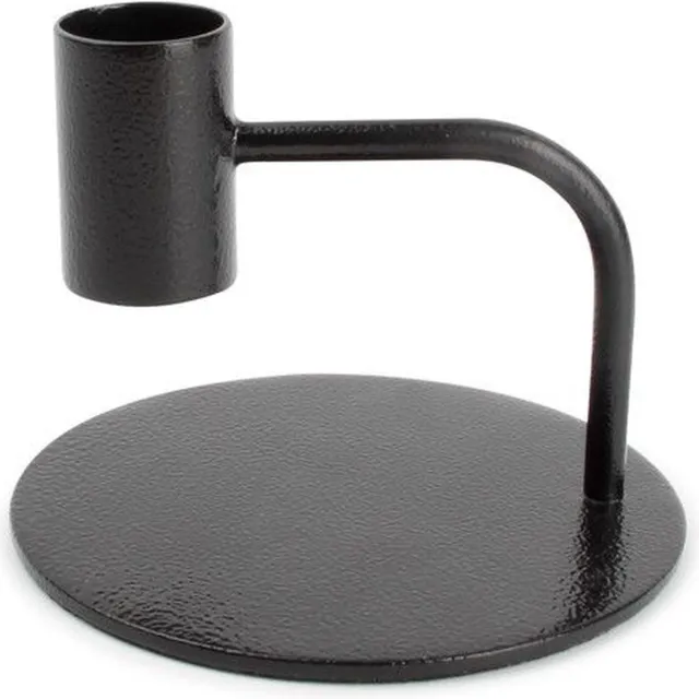 S&P Collection S|P Collection - Kandelaar - 10xH8cm - metaal - zwart - Pillar