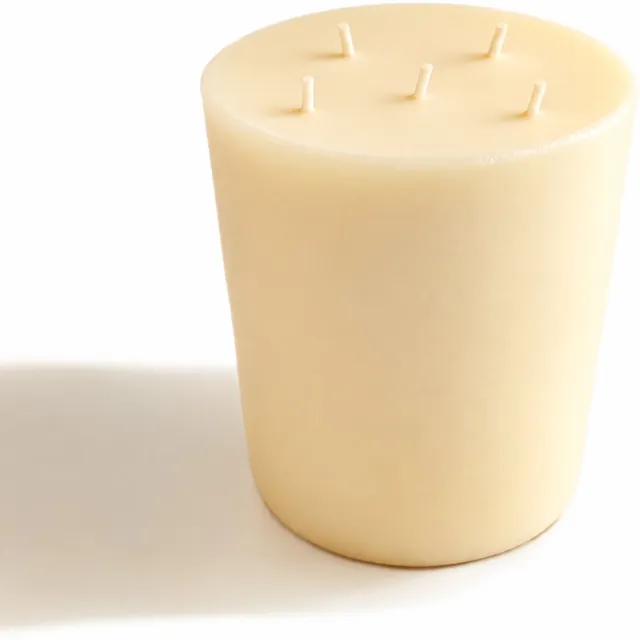 VICTORIA WITH LOVE Refill Roses Large – Geurkaars Navulling – 5 Lonten – Ø20 x H26 cm Wit/beige