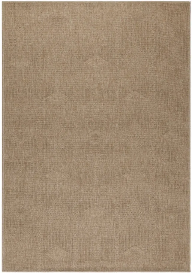 Ayyildiz Vloerkleed Dhaka – Taupe/Grijs – Laagpolig met Levendig Design – Voor Binnen en Buiten – 160x230 cm