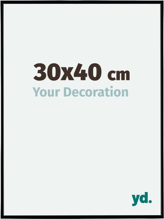 yd. Your Decoration - Fotolijst 30x40 cm - Kunststof - Zwart Mat - Evry