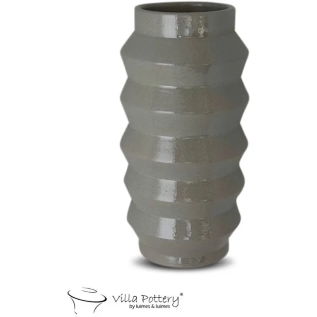 Villa Pottery Bloomvibe Vaas Groen 19 x 19 x 42 grijs