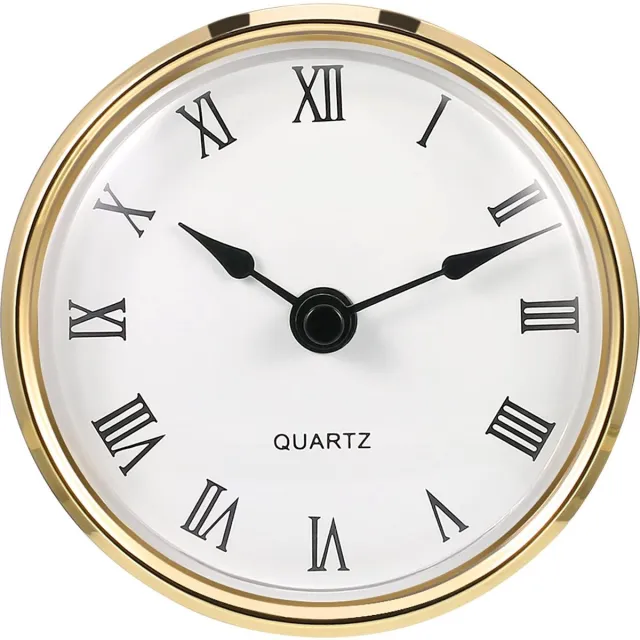 GWS Insteek Quartz Los Uurwerk – Stijlvol en Nauwkeurig | Ø 80mm | Goudkleurig | Klassieke Romeinse Cijfers GWS m47 Goud