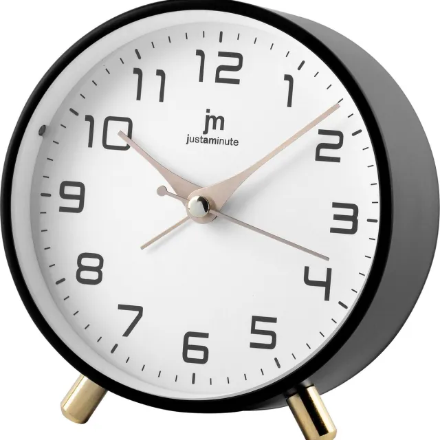Just a Minute Wekker | Zwart Zwart;Goud