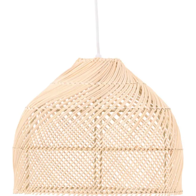 Nest of Nora Rotan rieten hanglamp Edena - Gevlochten kap - Nature Lichtbruin