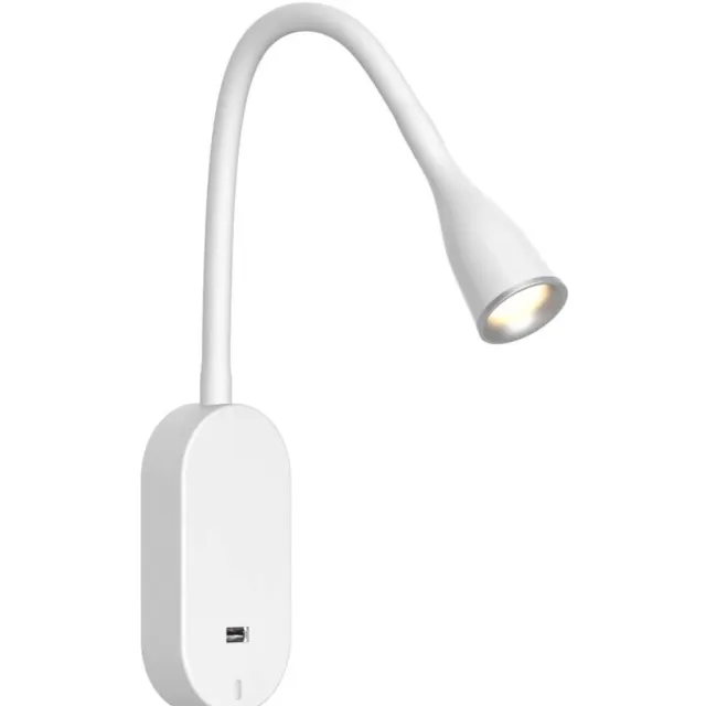 Br@ndless Bedlampjes Hoofdbord - Leeslampjes - Bedlamp Slaapkamer Volwassenen - wit